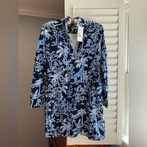 New Lilly Pulitzer Navy and White Ashlee Style Dress